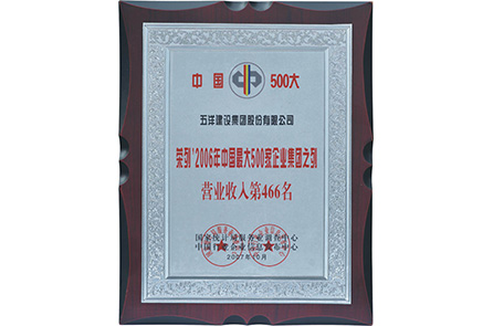 2006年中国最大500家企业集团